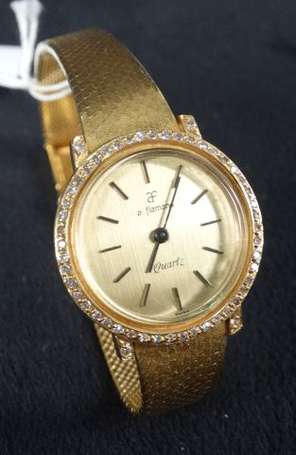 Montre bracelet femme Flamant boitier et bracelet 