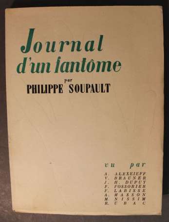 SOUPAULT (Philippe) - Journal d'un fantôme - 