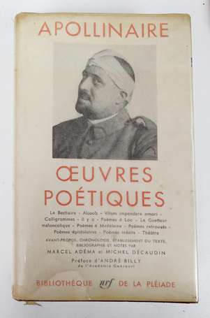 APOLLINAIRE (Guillaume) - Œuvres poétiques - 