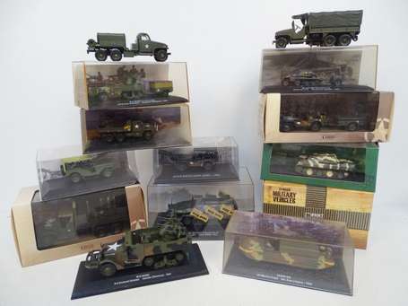 Kiosque - Lot de 14 pieces, véhicules militaires 