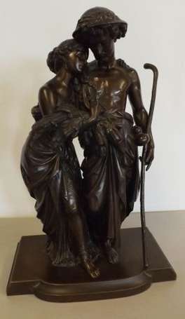 Moreau. Allégorie de l'été. Bronze à patine 