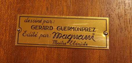 Guermonprez Gérard. Table rectangulaire à plateau 