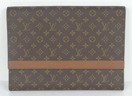 Louis VUITTON. Porte-documents en toile enduite 