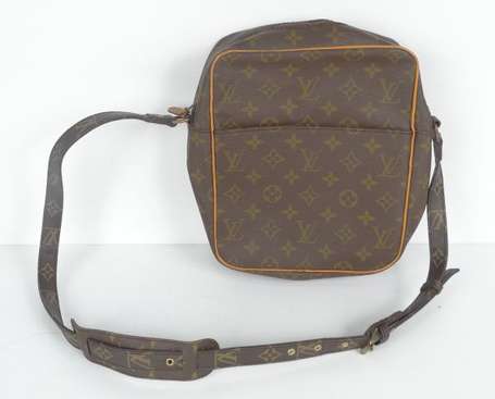 Louis VUITTON. Sacoche à bandoulière en toile 