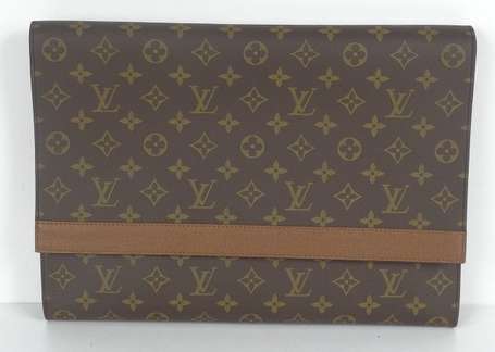 Louis VUITTON. Porte-document en toile enduite 