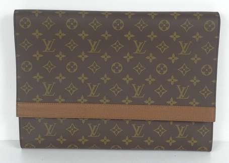 Louis VUITTON. Porte-document en toile enduite 