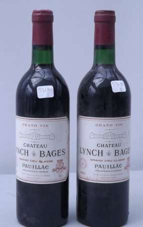 2 Bt Château Lynch Bages Pauillac 1983
