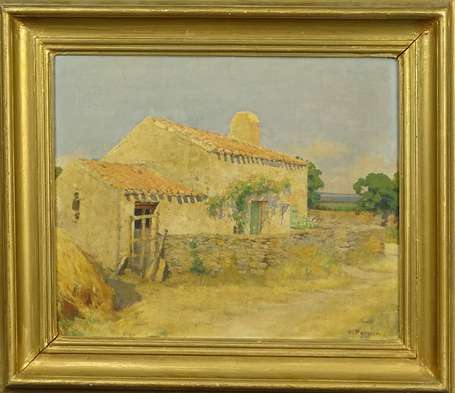 PERRON Charles (1893-1958) - Maison de pêcheur à 
