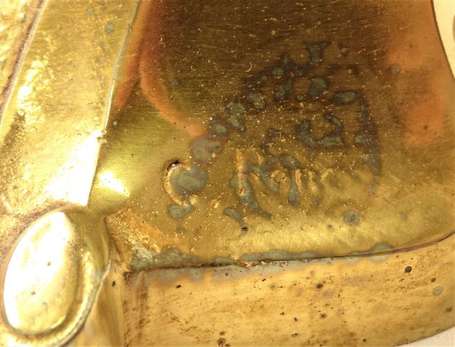RANC Charles (XIXe-XXe) - Pied de lampe en bronze 