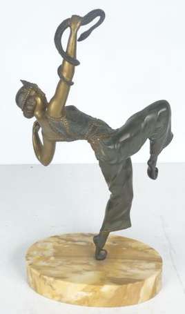 LIPCHYTZ Samuel (1880-1943) Danseuse au serpent. 