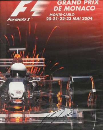 Affiche du Grand Prix de Formule 1 de Monaco 2004 