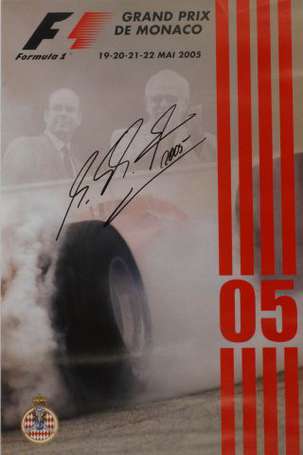 Affiche du Grand Prix de Formule 1 de Monaco 2005 