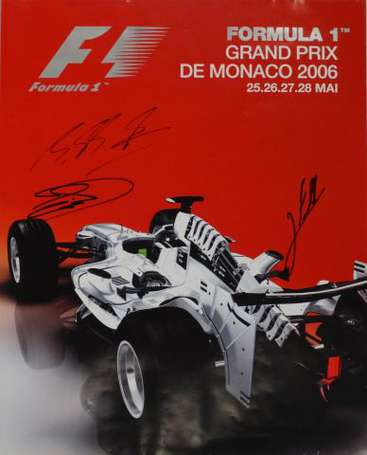 Affiche du Grand Prix de Formule 1 de Monaco  2006