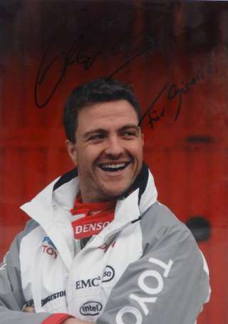 Photographie de Ralf Schumacher, signée et 