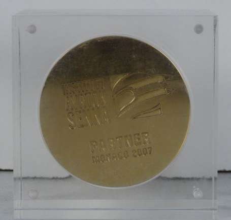 Médaille en bronze doré de l'Instituto Ayrton 