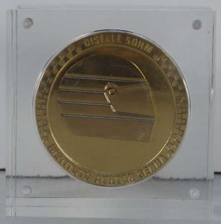 Médaille en bronze doré de l'Instituto Ayrton 