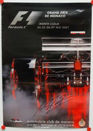 Lot de 7 affiches des Grands Prix de Formule 1 de 