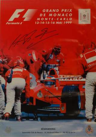 Affiche du Grand Prix de Formule 1 de Monaco 1999 