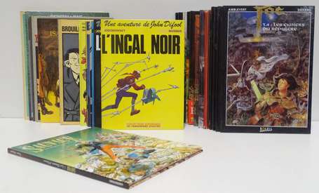 Divers 27 albums dont 5 dessinés par Moebius