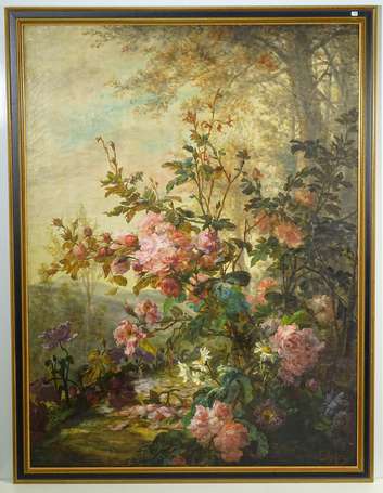MEYER Emmanuel (1836- c.1902) - Jardin d'Automne 