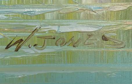 JONES W. XXe - Bateaux de pêche au mouillage. 