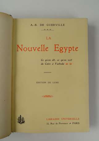 GUERVILLE (Amédée Baillot de) - La Nouvelle Egypte