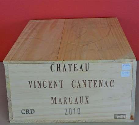 12 Bts Château Vincent Cantenac, Margaux 2010