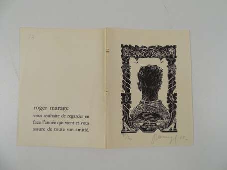 MARAGE Roger (1922-2012) - Portrait d'homme 