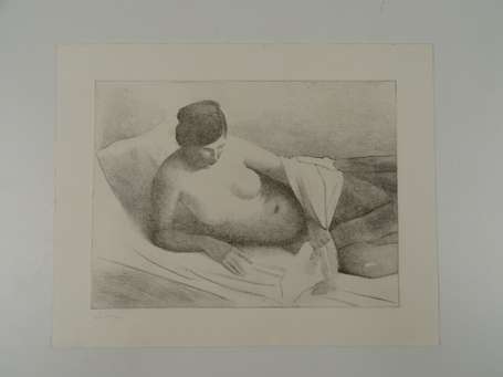 LELIEVRE (Philippe) - (1929-1975) - Femme au lit. 