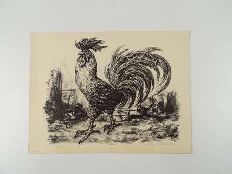 SIMON (Robert) - (1928-1999) - Coq. Lithographie, 