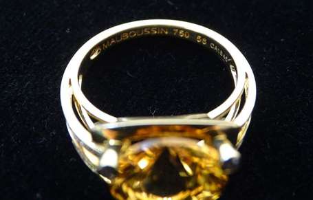 MAUBOUSSIN - Bague en or jaune 18K (750°/00) 