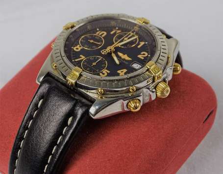 BREITLING - Montre chronographe de poignet, 