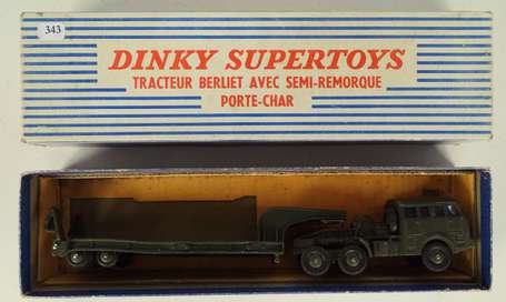 Dinky toys militaire - Berliet porte char ,  état 