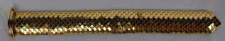 Bracelet ruban en or jaune 18K (750°/00), la 