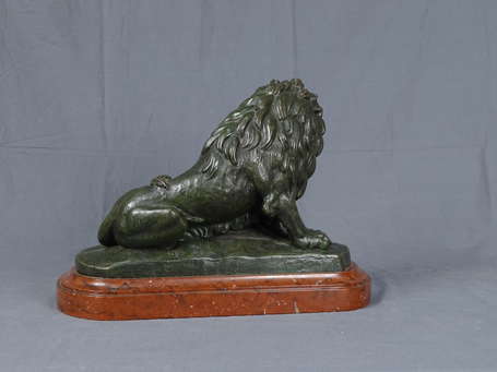 D'après Antoine-Louis BARYE (1795-1875) - Lion au 