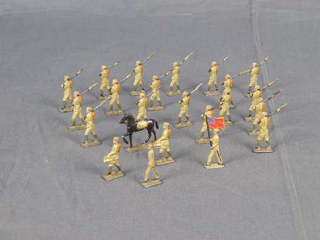 CBG - Lot de soldats anglais 22 Pièces - petite 