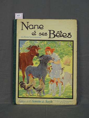 Morin - Nane et ses bêtes en é. o . de 1925 en bel