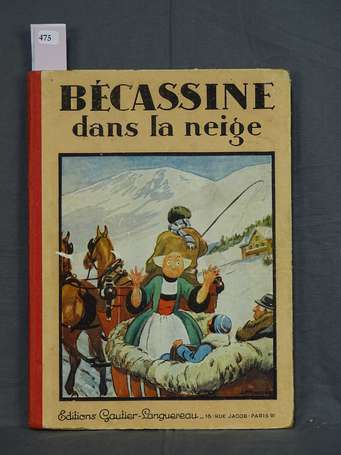 Pinchon - Bécassine dans la neige en é. o. de  de 