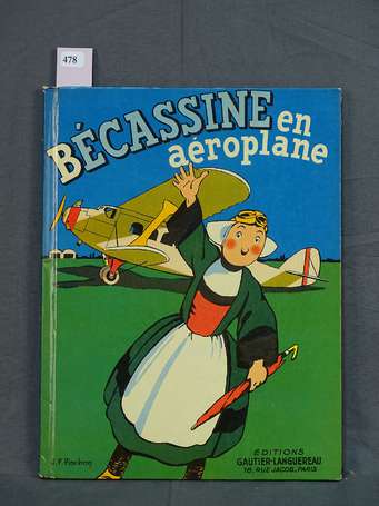 Pinchon - Bécassine en aéroplane en réédition de 