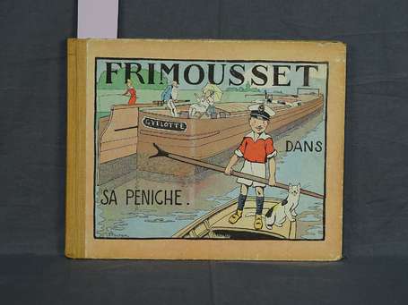 Pinchon - Frimousset dans sa péniche en é. o. de 