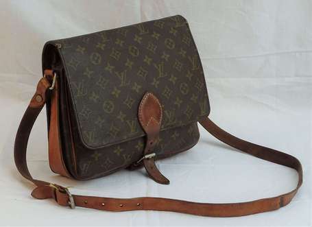 LOUIS VUITTON - Sac cartouchière en toile monogram