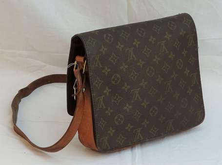 LOUIS VUITTON - Sac cartouchière en toile monogram