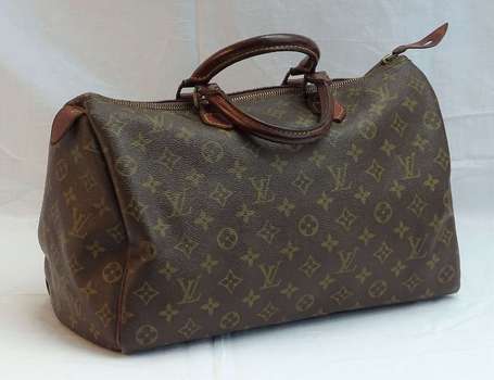 LOUIS VUITTON - Sac porté main Speedy en toile 