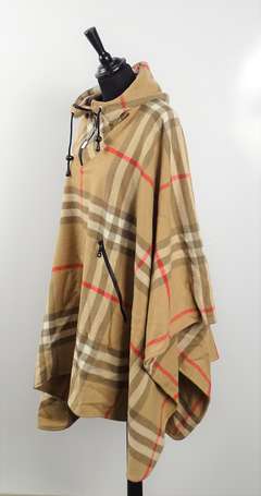 BURBERRY - Cape en laine mérinos et cachemire à 