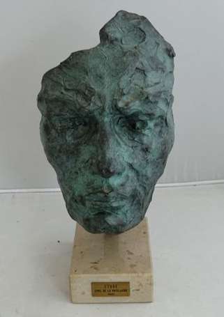 PATELLIERE Cyril de la (1950-) - Etude de visage. 