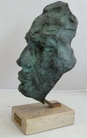 PATELLIERE Cyril de la (1950-) - Etude de visage. 