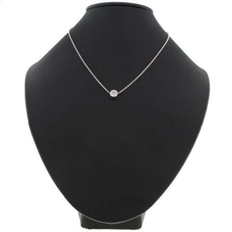 Collier composé d'une chaine en or blanc 18K 