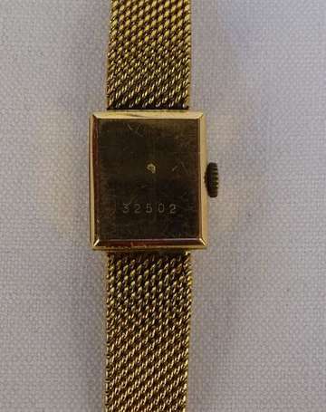 Montre bracelet femme en or jaune 18K (750°/00) le