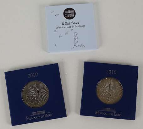 Lot de 3 monnaies de 50 euros en argent (FDC) 2010