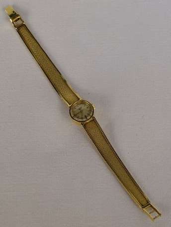 LONGINES - Montre bracelet de dame en or jaune 18K